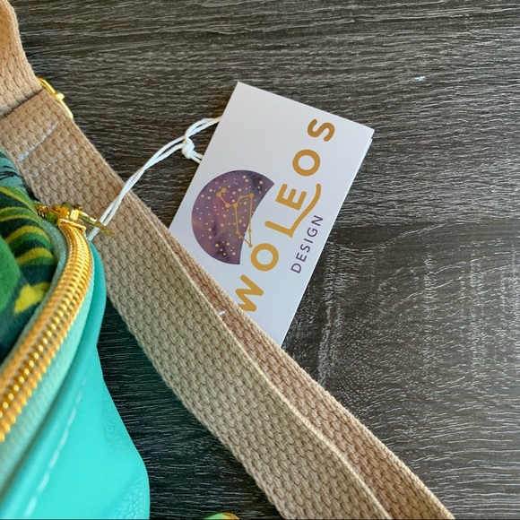 TwoLeos Design Jungle Print Canvas Backpack - Picture 8 of 8